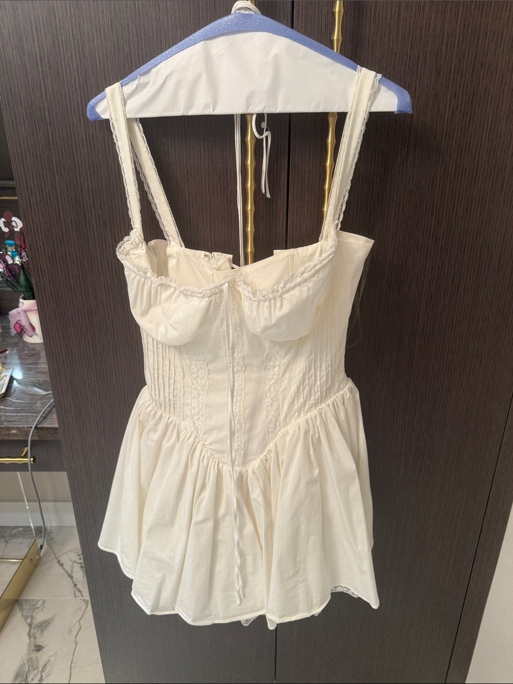 House of CB White Off-Shoulder Corset Mini Dress - Picture 7 of 17
